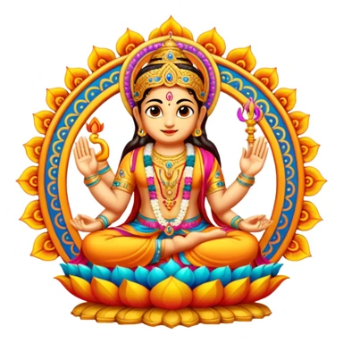 Hindu devotional sticker