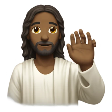 Black Jesus baptized sticker