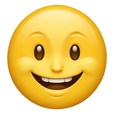 Weird creepy smile emoji sticker