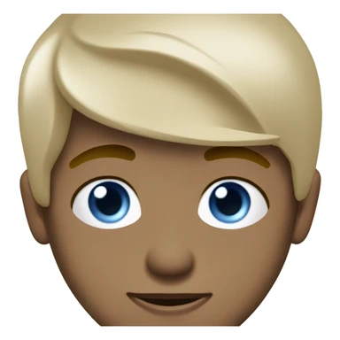 gipsy boy with blue eyes skinny in suit with straight short hair sticker