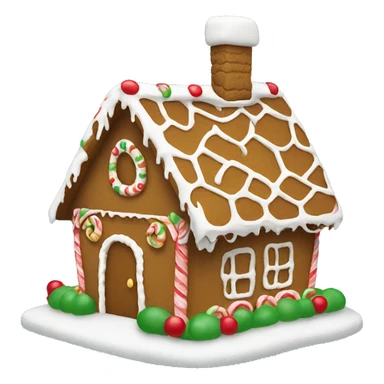 Gingerbread house sticker