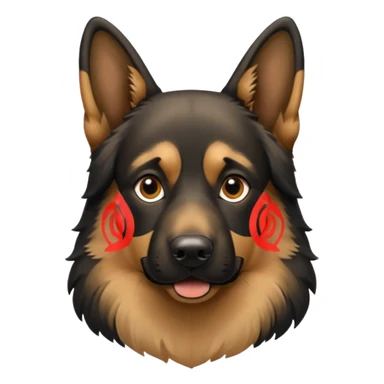 German shepard sticker