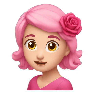 Corazón rosa viejo sticker