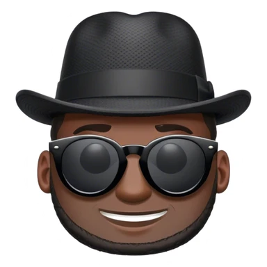 LeBron James sunglasses wearing a derby hat sticker