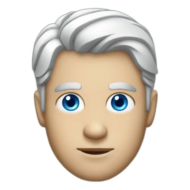 Businessman with blue eyes  sticker