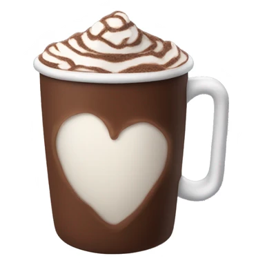 Hot chocolate sticker