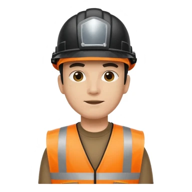 garbage man with black helmet sticker