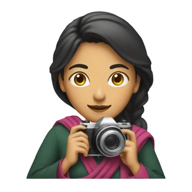 PAKISTANI WOMAN WITH A CAMERA sticker