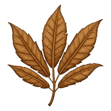 tobacco leave sticker