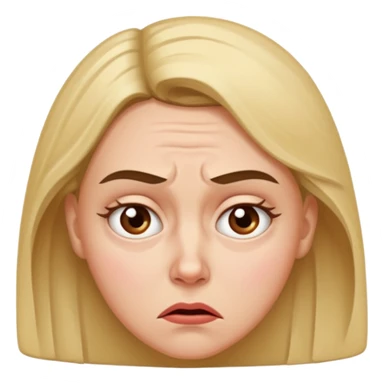  confused and weirded out woman sticker