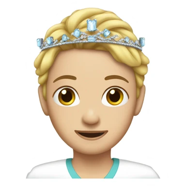 CRNA wearing a tiara  sticker