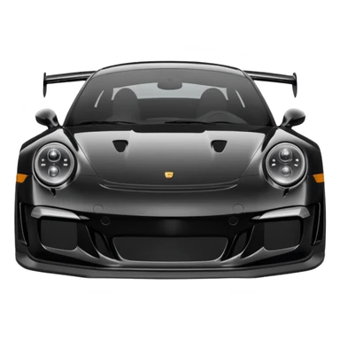 black porsche gt3, black rims sticker