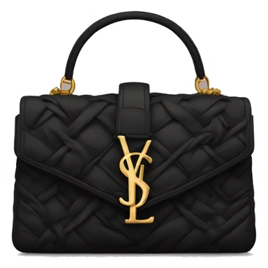 Black ysl bag sticker