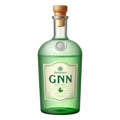 Bottle of Gin sticker
