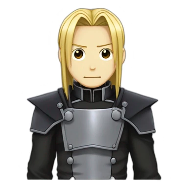 full metal alchemist anime edward elric sticker
