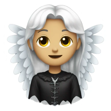 Gothic angel sticker