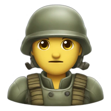 The Metal Slug X soldier sticker