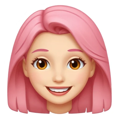 Smile blush flirt sticker