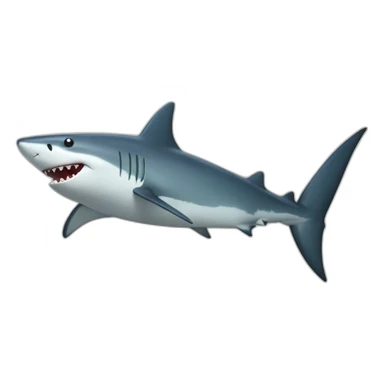 Requin avec une épée sticker