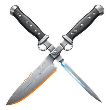 knife pointing  sticker