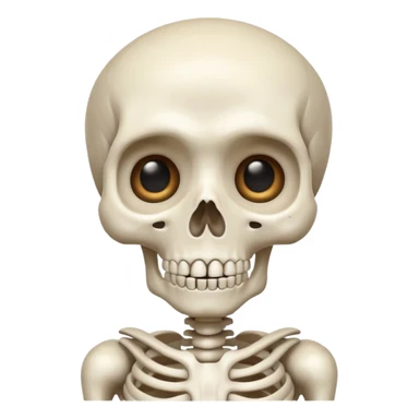 Shocked Skelton sticker