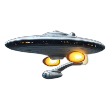 starship enterprise sticker
