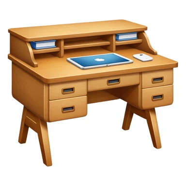 a desk table sticker