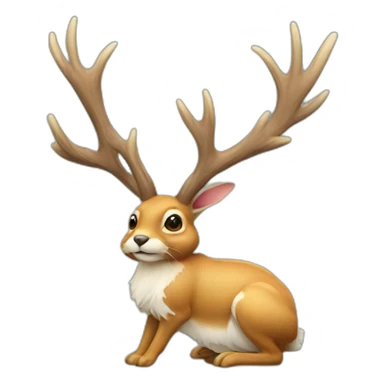 jackalope sticker