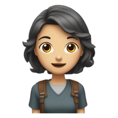 enid et wednesday sticker