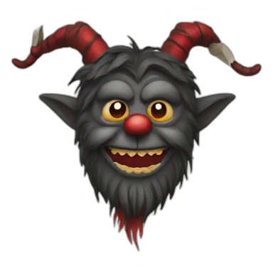 puppet Krampus sticker
