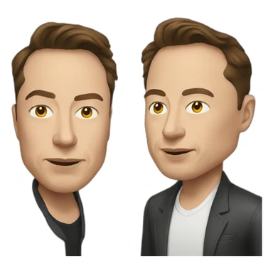 impacient elon musk sticker