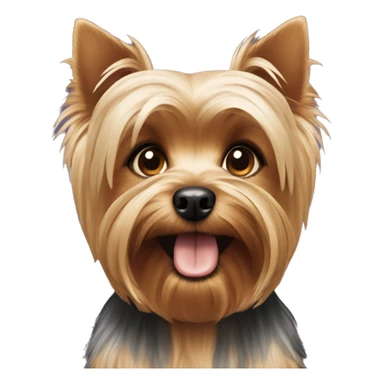Yorkshire terrier dog sticker