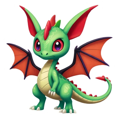 Meloetta-Flygon-Spyro-Toothless-Stitch-Pokémon-Fakémon-creature-hybrid sticker