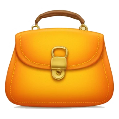 yellow and orange purse sticker