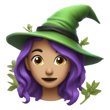 Witchy herbs sticker