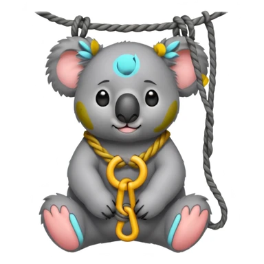 Koala with a noose sticker
