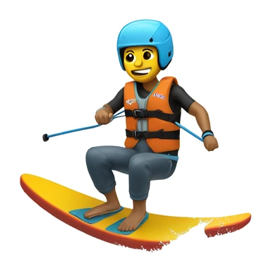 Wakeboarder sticker