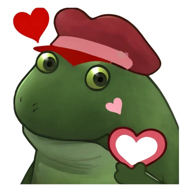 Heart emoji with hearts around it sticker