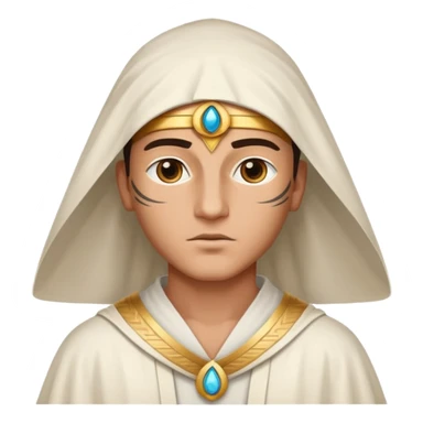 eye of hoeus witha guy dising from the eye sticker