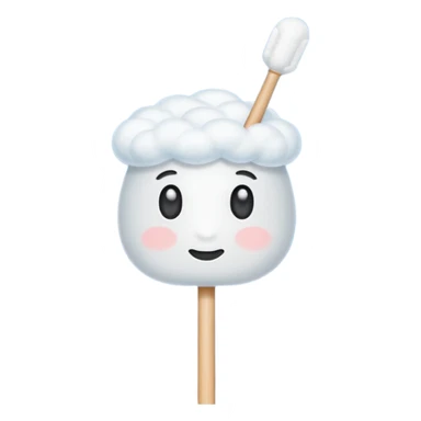 One cotton swab sticker