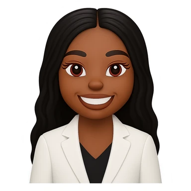 turn the second man in emoji style of the 1st image, match the facial features and match dressing style of the 2nd image, she is wearing white suit sticker
