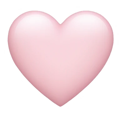 Light pink heart  sticker