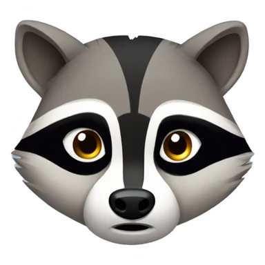 raccoon sad sticker