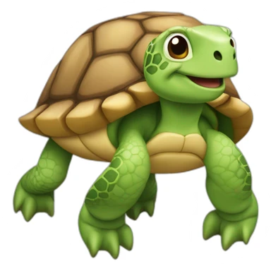 Tortue sur dromadaire sticker