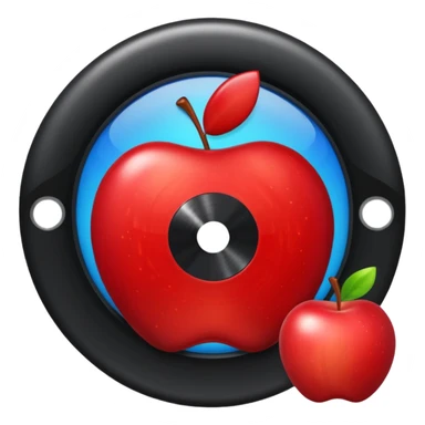 a dj apple app sticker