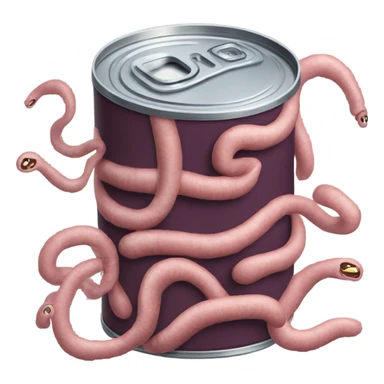 Can of worms  sticker