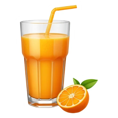 Orange juice sticker