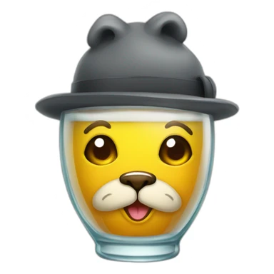 Erdmännchen im honigglas sticker