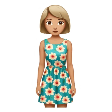 şort çiçekli sticker