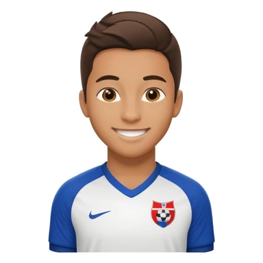 soccer university player sticker